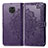 Coque Portefeuille Motif Fantaisie Livre Cuir Etui Clapet pour Xiaomi Poco M2 Pro Violet