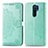 Coque Portefeuille Motif Fantaisie Livre Cuir Etui Clapet pour Xiaomi Poco M2 Vert