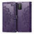 Coque Portefeuille Motif Fantaisie Livre Cuir Etui Clapet pour Xiaomi Poco M3 Violet