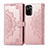 Coque Portefeuille Motif Fantaisie Livre Cuir Etui Clapet pour Xiaomi Poco M5S Or Rose