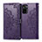 Coque Portefeuille Motif Fantaisie Livre Cuir Etui Clapet pour Xiaomi Poco M5S Violet