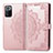 Coque Portefeuille Motif Fantaisie Livre Cuir Etui Clapet pour Xiaomi Poco X3 GT 5G Or Rose