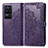 Coque Portefeuille Motif Fantaisie Livre Cuir Etui Clapet pour Xiaomi Redmi K40S 5G Violet