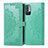 Coque Portefeuille Motif Fantaisie Livre Cuir Etui Clapet pour Xiaomi Redmi Note 11 SE 5G Vert