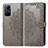 Coque Portefeuille Motif Fantaisie Livre Cuir Etui Clapet pour Xiaomi Redmi Note 12S Gris