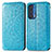 Coque Portefeuille Motif Fantaisie Livre Cuir Etui Clapet S01D pour Motorola Moto Edge (2021) 5G Bleu