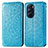 Coque Portefeuille Motif Fantaisie Livre Cuir Etui Clapet S01D pour Motorola Moto Edge Plus (2022) 5G Bleu