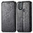 Coque Portefeuille Motif Fantaisie Livre Cuir Etui Clapet S01D pour Motorola Moto G Play Gen 2 Noir