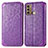 Coque Portefeuille Motif Fantaisie Livre Cuir Etui Clapet S01D pour Motorola Moto G40 Fusion Violet