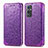 Coque Portefeuille Motif Fantaisie Livre Cuir Etui Clapet S01D pour OnePlus 9 Pro 5G Violet