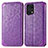 Coque Portefeuille Motif Fantaisie Livre Cuir Etui Clapet S01D pour Oppo Find X5 5G Violet