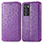 Coque Portefeuille Motif Fantaisie Livre Cuir Etui Clapet S01D pour Realme GT Master Explorer 5G Violet