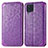 Coque Portefeuille Motif Fantaisie Livre Cuir Etui Clapet S01D pour Samsung Galaxy M32 4G Violet