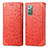 Coque Portefeuille Motif Fantaisie Livre Cuir Etui Clapet S01D pour Samsung Galaxy Note 20 5G Rouge