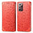 Coque Portefeuille Motif Fantaisie Livre Cuir Etui Clapet S01D pour Samsung Galaxy Note 20 Ultra 5G Rouge