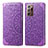 Coque Portefeuille Motif Fantaisie Livre Cuir Etui Clapet S01D pour Samsung Galaxy Note 20 Ultra 5G Violet