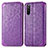 Coque Portefeuille Motif Fantaisie Livre Cuir Etui Clapet S01D pour Sony Xperia 10 III SO-52B Violet