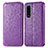 Coque Portefeuille Motif Fantaisie Livre Cuir Etui Clapet S01D pour Sony Xperia 5 III SO-53B Violet