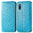 Coque Portefeuille Motif Fantaisie Livre Cuir Etui Clapet S01D pour Sony Xperia Ace II Bleu