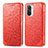 Coque Portefeuille Motif Fantaisie Livre Cuir Etui Clapet S01D pour Xiaomi Mi 11X 5G Rouge