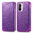 Coque Portefeuille Motif Fantaisie Livre Cuir Etui Clapet S01D pour Xiaomi Mi 11X 5G Violet