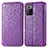 Coque Portefeuille Motif Fantaisie Livre Cuir Etui Clapet S01D pour Xiaomi Poco X3 GT 5G Violet