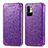 Coque Portefeuille Motif Fantaisie Livre Cuir Etui Clapet S01D pour Xiaomi Redmi Note 10T 5G Violet