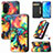 Coque Portefeuille Motif Fantaisie Livre Cuir Etui Clapet S02D pour Huawei Enjoy 50 Petit