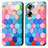 Coque Portefeuille Motif Fantaisie Livre Cuir Etui Clapet S02D pour Huawei Honor 60 5G Colorful