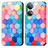 Coque Portefeuille Motif Fantaisie Livre Cuir Etui Clapet S02D pour Huawei Honor X7 Colorful