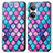 Coque Portefeuille Motif Fantaisie Livre Cuir Etui Clapet S02D pour Huawei Honor X7 Violet