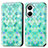 Coque Portefeuille Motif Fantaisie Livre Cuir Etui Clapet S02D pour Huawei Nova 10 SE Vert