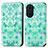 Coque Portefeuille Motif Fantaisie Livre Cuir Etui Clapet S02D pour Huawei Nova 10 Vert