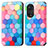 Coque Portefeuille Motif Fantaisie Livre Cuir Etui Clapet S02D pour Huawei Nova 9 Colorful