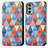 Coque Portefeuille Motif Fantaisie Livre Cuir Etui Clapet S02D pour Motorola Moto Edge 20 5G Petit