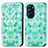 Coque Portefeuille Motif Fantaisie Livre Cuir Etui Clapet S02D pour Motorola Moto Edge 30 Pro 5G Vert