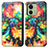 Coque Portefeuille Motif Fantaisie Livre Cuir Etui Clapet S02D pour Motorola Moto Edge 40 5G Mixte