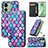 Coque Portefeuille Motif Fantaisie Livre Cuir Etui Clapet S02D pour Motorola Moto Edge 40 5G Petit