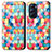 Coque Portefeuille Motif Fantaisie Livre Cuir Etui Clapet S02D pour Motorola Moto Edge Plus (2022) 5G Petit