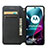 Coque Portefeuille Motif Fantaisie Livre Cuir Etui Clapet S02D pour Motorola Moto Edge S30 5G Petit