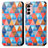 Coque Portefeuille Motif Fantaisie Livre Cuir Etui Clapet S02D pour Motorola Moto G42 Petit