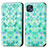 Coque Portefeuille Motif Fantaisie Livre Cuir Etui Clapet S02D pour Motorola Moto G50 5G Vert