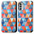 Coque Portefeuille Motif Fantaisie Livre Cuir Etui Clapet S02D pour Motorola Moto G82 5G Petit