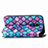 Coque Portefeuille Motif Fantaisie Livre Cuir Etui Clapet S02D pour Nokia C3 Petit