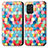 Coque Portefeuille Motif Fantaisie Livre Cuir Etui Clapet S02D pour Nokia G100 Petit