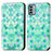 Coque Portefeuille Motif Fantaisie Livre Cuir Etui Clapet S02D pour Nokia G22 Petit