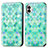 Coque Portefeuille Motif Fantaisie Livre Cuir Etui Clapet S02D pour Nothing Phone 2 Vert