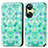 Coque Portefeuille Motif Fantaisie Livre Cuir Etui Clapet S02D pour OnePlus Nord CE 3 Lite 5G Vert