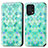 Coque Portefeuille Motif Fantaisie Livre Cuir Etui Clapet S02D pour Oppo Find X5 Pro 5G Vert