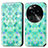 Coque Portefeuille Motif Fantaisie Livre Cuir Etui Clapet S02D pour Oppo Find X6 Pro 5G Vert